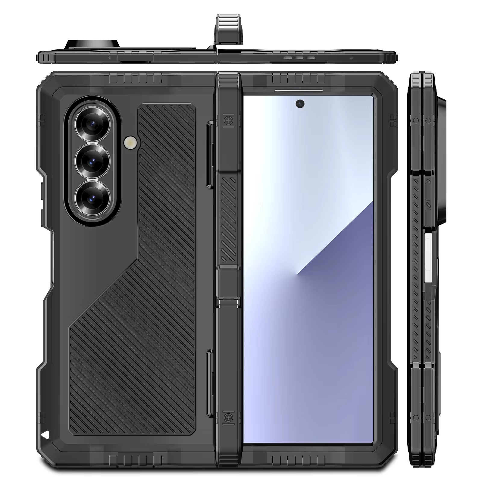 Para Saumsung Z Fold 7 6 5 4 m - Heavy Duty 360 Full Body Protective Case reseña y precio